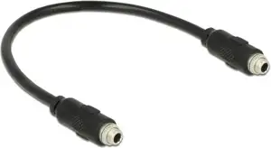 Kabel DELOCK, 3,5mm (Ž) na 3,5mm (Ž), sa maticom, 0.25 m