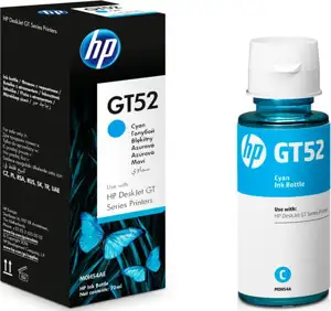 HP GT52 Cyan Original Ink Bottle
