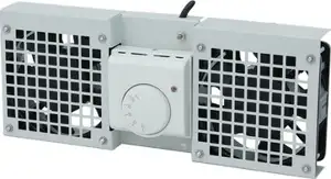 Vent. ploča za ormar zidni (2 ventilatora, termostat i prekidač), svjetlo siva (RAL 7035)