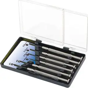 Set preciznih odvijača za elektroničare, 6 kom.