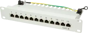 STP prespojni panel Cat.6, 10