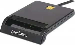 Čitač pametnih kartica MANHATTAN, USB, crni , 102049