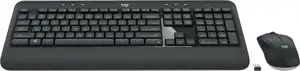 Tipkovnica + miš Logitech MK540 Advanced Combo, bežična, crna, Unifying receiver USB