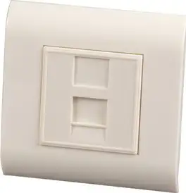 Modularna priključnica PŽ za Keystone 1-struka, Mosaic, bijela