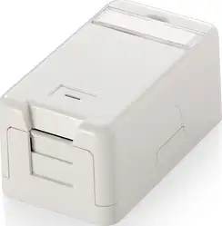 Modularna priključnica NŽ za Keystone 1-struka, bijela