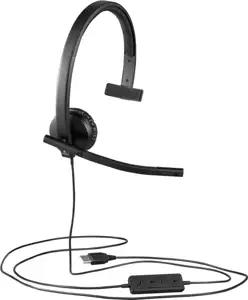 Logitech H570e Mono, USB, slušalice s mikrofonom