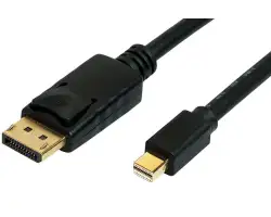 Roline mini DisplayPort kabel, mDP-DP M/M, v1.3/1.4, 1.0m
