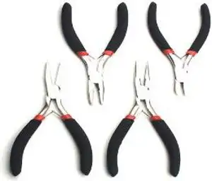 Kliješta precizna, set od 4 komada, 125 mm, Soft-Grip, Mannesmann