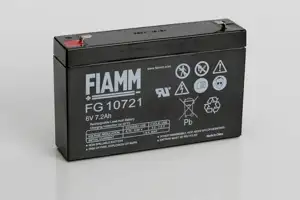 Baterija akumulatorska 6V 7,2 Ah 151x34x94 mm, Fiamm FG 10721