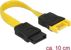 Kabel DELOCK, SATA 6 Gb/s (M) na SATA (Ž), 10cm