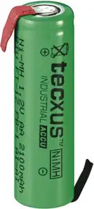 Baterija NI-MH 1,2V 2,1 Ah AA sa listićima, ready2use Tecxus