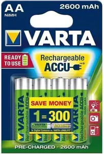 Baterija NI-MH Ready2use AA 2.6 Ah 4 komada, Varta 5716