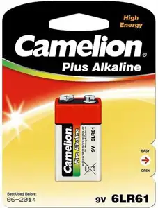 Baterija alkalna 9V, 6LR61, Camelion