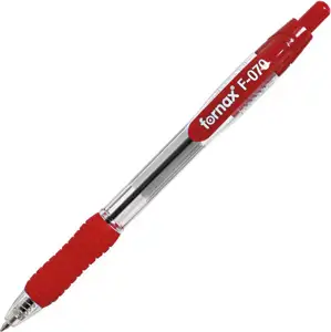Olovka kemijska grip F-070 uložak crveni Fornax crvena