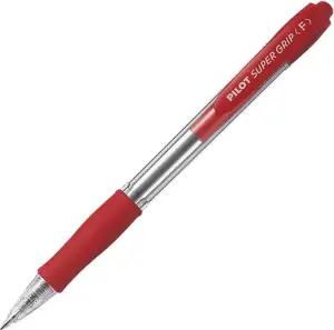 Olovka kemijska Super Grip Pilot BPGP-10R-F-R crvena