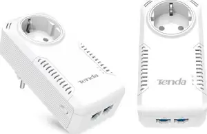 Powerline Adapter 1000Mbps -> 2xGigabit Ethernet with AC Pass Through - Set (2 kom)