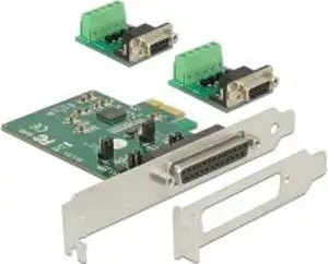 Kontroler PCI-E, DELOCK, 2x serijski port RS-422/485 ESD, low profile