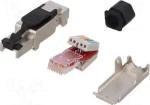 Modularni utikač RJ45 (8P8C) Cat.6A, oklopljeni, za kabel AWG 23-26, toolless, IP20, MP0040
