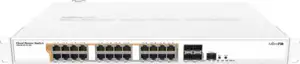 MikroTik CRS328-24P-4S+RM 24-port Gbe PoE-out switch 4 SFP slots