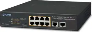 PLANET FSD-1008HP preklopnik (Switch) 10
