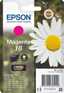 Tinta Epson 18 XP-202;205;305;405 magenta