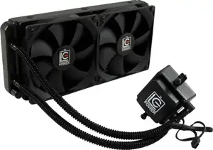 Vodeno hlađenje za CPU, LC Power LC-CC-240-LiCo, socket 1366/1150/1151/1155/1156/2011/2011-3/FM1/FM2/FM2+/AM2/AM2+/AM3/AM3+