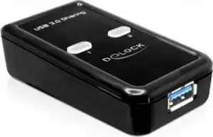 Razdjelnik USB 3.0 DELOCK, data switch, 2x USB PC na USB uređaj
