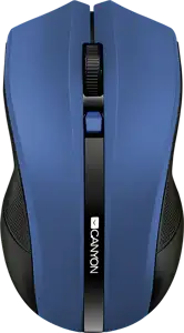 Miš Canyon CNE-CMSW05BL 2.4Ghz wireless Optical  Mouse with 4 buttons, DPI 800/1200/1600, blue
