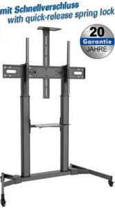 Transmedia pedestal for flat screens 60“ - 100“ (152 - 254 cm)