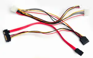Kabel SATA data + power + molex, 30cm