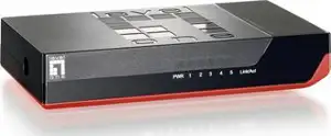Switch Unmanaged, 5x10/100/1000T, ext. PSU, GreenIT, desktop