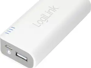 Baterija prijenosna (Power Bank) 5000mAh, 5V/1A, 1xUSB, sa svjetiljkom, bijela