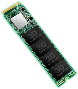 SSD Transcend 128GB, M.2 2280, PCIe Gen3x4, 3D TLC, DRAM-less TS128GMTE110S