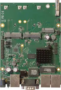 MikroTik RBM33G fully featured RouterBOARD with 3 Gig Lan 2x mini PCIe