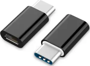Gembird USB 2.0 Type-C adapter (CM MicroUSB-F), black