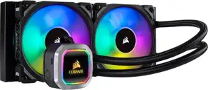 Vodeno hlađenje za CPU, Corsair Hydro Series H100i RGB PLATINUM Liquid CPU Cooler, an all-in-one liquid CPU cooler with a 240mm radiator and vivid RGB lighting 