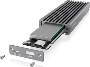 Eksterno kućište ICY BOX IB-1817M-C31, M.2 NVMe SSD, USB 3.1 Type-C, Aluminijsko kućište, sivo