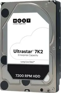HDD Server WD/HGST Ultrastar 7K2 (3.5’’, 1TB, 128MB, 7200 RPM, SATA 6Gb/s, 512N SE) HUS722T1TALA604
