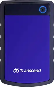 Transcend 4TB StoreJet H3B USB3.0, rubber casing, military-grade shock resistance with 3-stage shock protection, Quick Reconnect Button, TS4TSJ25H3B