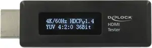 Tester DELOCK, HDMI ispitivač EDID informacija s OLED zaslonom