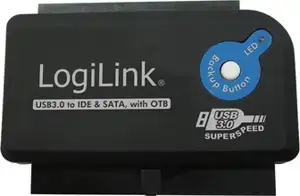 Konverter USB 3.0 -> SATAII & IDE, s napajanjem, OTB funkcija