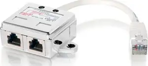 Razdjelnik RJ45 M -> 2xRJ45 Ž (2x10/100BaseT), oklopljeni, s kabelom 0,15 m