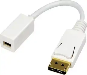 Adapter DisplayPort M -> Mini DisplayPort Ž, 1080p, na kabelu, bijeli