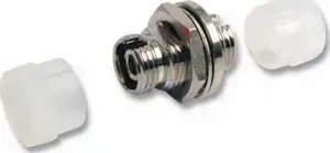 Opt. adapter FC simplex Ž/Ž, singlemode, ceramic sleeve, metal housing