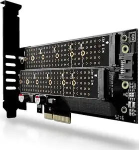AXAGON PCEM2-D PCI-E 3.0 4x - DUAL M.2 SSD (NVMe + SATA)