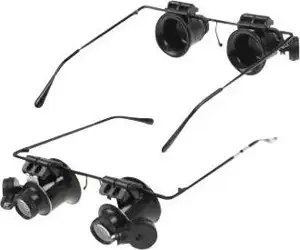 Mikroskop - naočale, povećanje 20 x , s osvjetljenjem