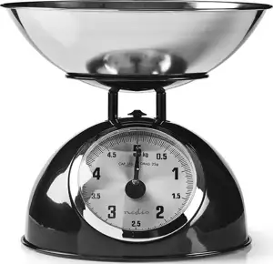 Vaga kuhinjska 5kg/25g retro,crna , Nedis KASC110BK