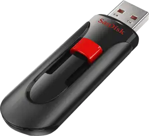 USB memorija Sandisk 128 GB Cruzer Glide USB 2.0 crno-crveni memory stick