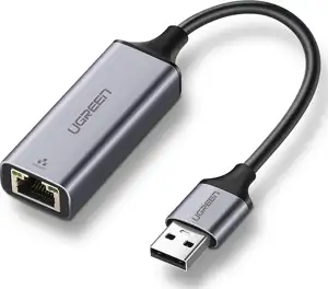 Ugreen USB 3.0 Gigabitni mrežni adapter mrežne kartice siva
