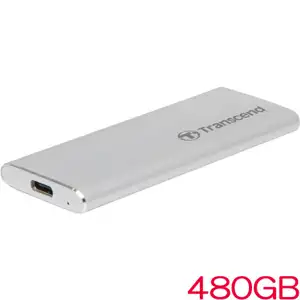 Transcend ESD240C 480GB External SSD, USB 3.1 Gen 2, Read/Write: 520 / 460 MB/s, cable: Type-C, TS480GESD240C